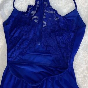Vibrant blue homecoming dress!!
